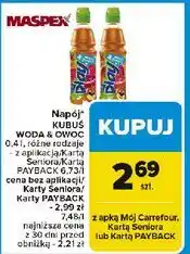 Carrefour Napój marchew-malina-limetka-jabłko Kubuś Play! oferta