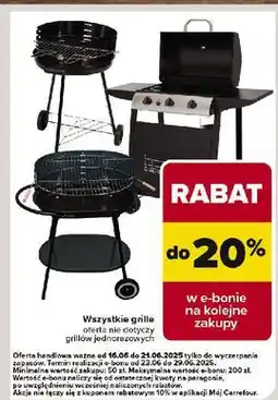 Carrefour Grill ogrodowy okrągły oferta