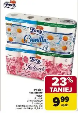 Carrefour Papier toaletowy Foxy Camilla oferta
