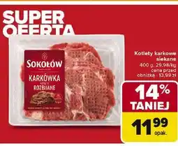 Carrefour Karkówka wieprzowa kotlety Sokołów oferta