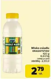 Carrefour Zsiadłe mleko Krasnystaw oferta