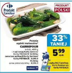 Carrefour Ogórki małosolne Carrefour oferta