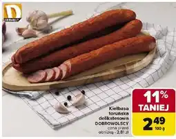 Carrefour Kiełbasa toruńska delikatesowa Dobrowolscy oferta