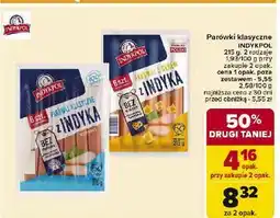 Carrefour Parówki z indyka serem Indykpol oferta