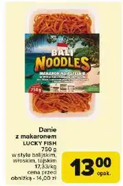 Carrefour Danie toskania noodles Lucky Fish oferta