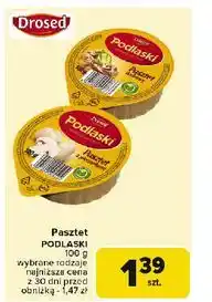 Carrefour Pasztet drobiowy z pieczarkami Drosed Podlaski oferta