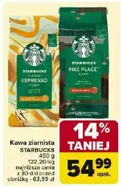 Carrefour Kawa breakfast blend Starbucks oferta