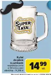 Carrefour Kufelek szklany do piwa 500 ml Glasmark oferta