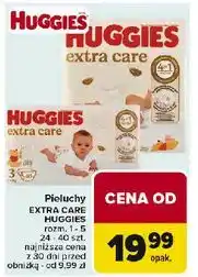 Carrefour Pieluszki 2 Huggies Extra Care oferta