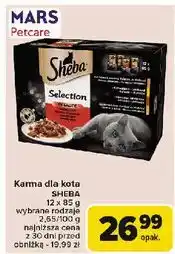 Carrefour Karma dla kota z wołowiną Sheba Selection In Sauce oferta