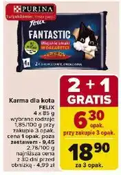 Carrefour Karma dla kota wiejskie smaki w galaretce Purina Felix Fantastic oferta