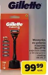 Carrefour Maszynka + 5 wkłady Gillette Fusion oferta