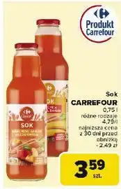 Carrefour Sok marchew-jabłko-banan Carrefour oferta