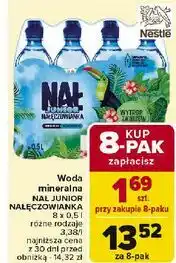 Carrefour Woda niegazowana Nałęczowianka Junior oferta