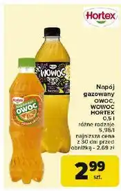 Carrefour Napój yuzu Hortex Wowoc oferta