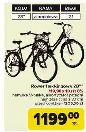 Carrefour Rower trekkingowy 28 oferta