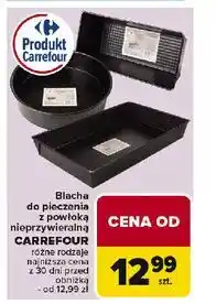 Carrefour Blacha do pieczenia z powłoką nieprzywieralną okrągła Carrefour oferta