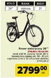 Carrefour Rower elektroniczny 26'' oferta