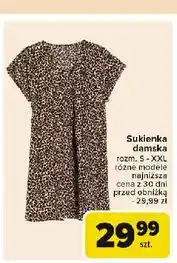 Carrefour Sukienka damska z wiskozy s - xxl oferta