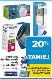 Carrefour Butelka vital 600 ml pastelowa zieleń + 2 filtry micro disc Brita oferta