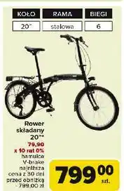 Carrefour Rower składany 20 oferta