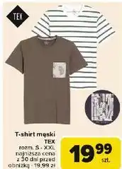 Carrefour T-shirt męski s-xxl Tex oferta