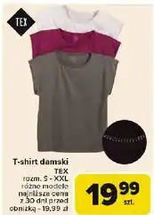Carrefour T-shirt damski s-xxl Tex oferta