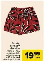 Carrefour Szorty damskie s-xxl oferta
