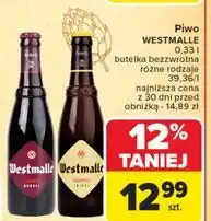 Carrefour Piwo Westmalle Trappist Tripel oferta