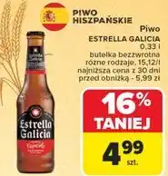 Carrefour Piwo Estrella Galicia oferta