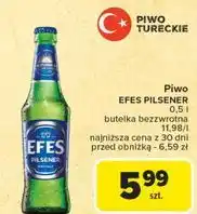 Carrefour Piwo Efes Pilsener oferta