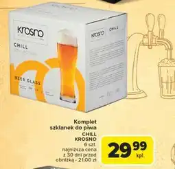 Carrefour Szklanki do piwa ciemnego chill Krosno S.a oferta