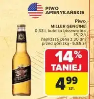 Carrefour Piwo Miller Genuine Draft oferta