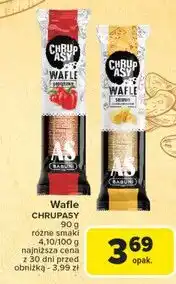 Carrefour Wafle serowe z ziołami prowansalskimi Chrupasy oferta