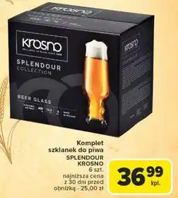 Carrefour Szklanki do piwa 500 ml splendour Krosno S.a oferta