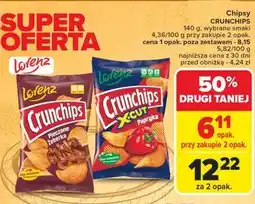 Carrefour Market Chipsy paprykowe Crunchips X-Cut oferta