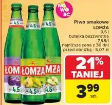 Carrefour Market Piwo Łomża Jabłko I Trawa Żubrowa oferta