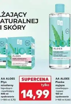Kaufland Płyn micelarny łagodzaco-nawilżający Aa Aloes oferta