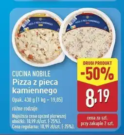 ALDI Pizza z kamiennego pieca 5 serów Cucina nobile oferta
