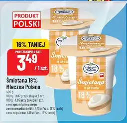 Polomarket Śmietana 18% Mleczna Polana oferta