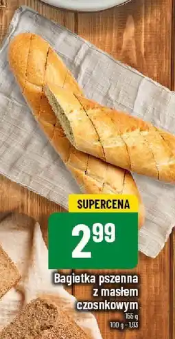 Bagietka pszenna z masłem czosnkowym 155g POLOmarket