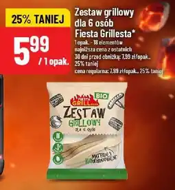 Polomarket Zestaw grillowy dla 6 osób Fiesta Grillesta oferta