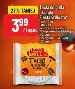 Polomarket Tacki do grilla okrągłe Fiesta Grillesta oferta