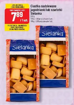 Polomarket Ciastka nadziewane jagodzianki lub szarlotki Sielanka oferta