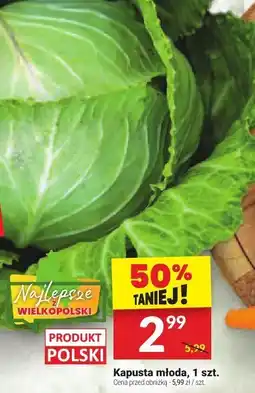 Twój Market Kapusta młoda, 1 szt. Najlepsze z Wielkopolski oferta