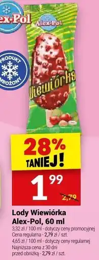 Twój Market Lody Wiewiórka Alex-Pol, 60 ml oferta