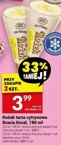 Twój Market Rożek tarta cytrynowa Bracia Koral oferta