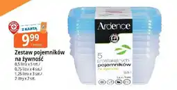E.Leclerc Zestaw pojemników na żywność Ardence oferta