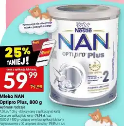 Twój Market Mleko Nan Optipro Plus Nestle oferta