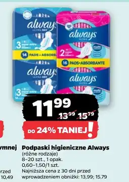 Netto Podpaski Always oferta